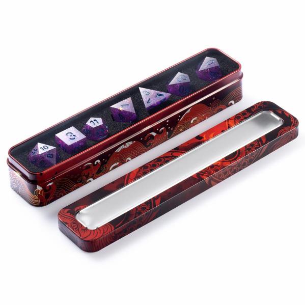 Dice Habit Faceted Sharp Edge Dice Set (7pcs)[Mariana]