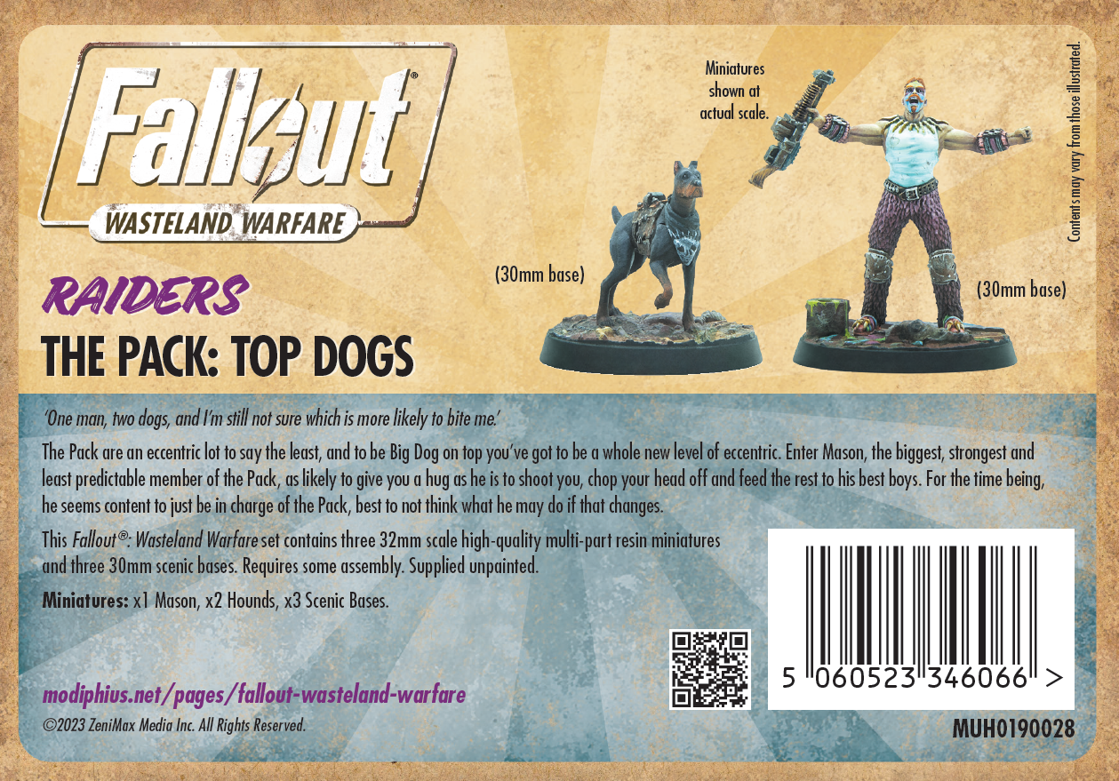 Fallout: Wasteland Warfare - Raiders: Pack Top Dogs