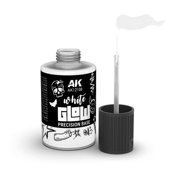 AK-Interactive: White Glow Precision Base 30 ml
