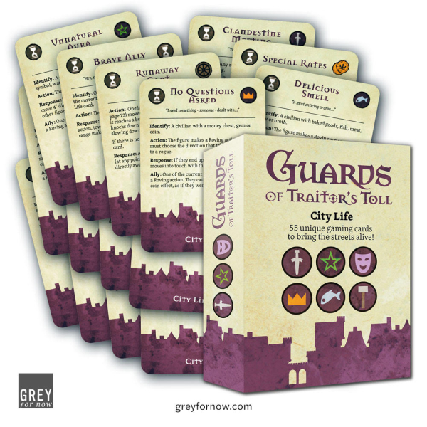 Guards of Traitor�s Toll City Life cards