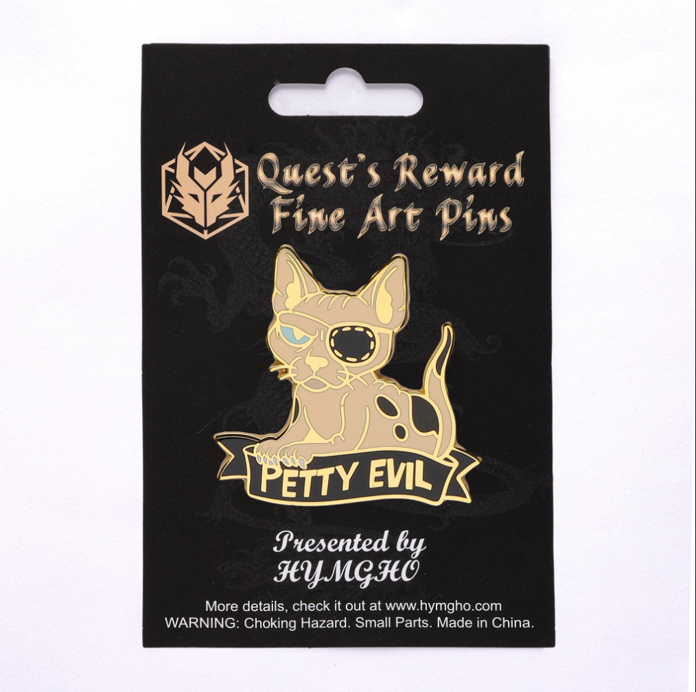 Alternative Alignments enamel pin - Petty Evil