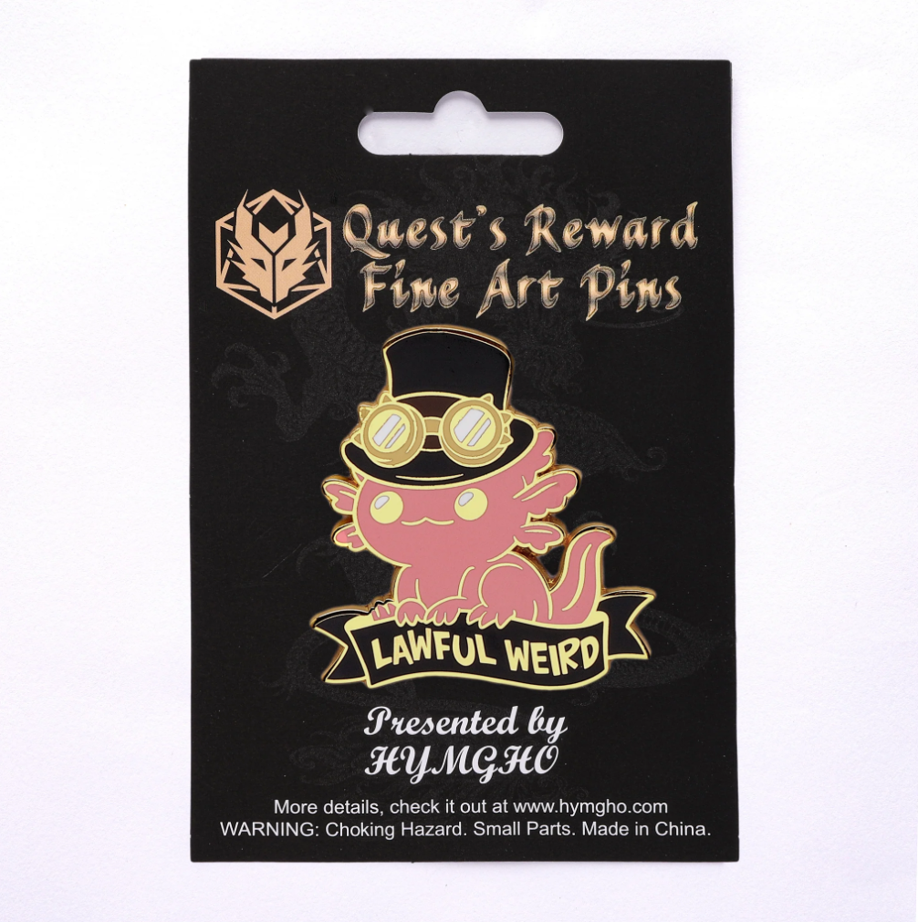 Alternative Alignments enamel pin - Lawful Weird