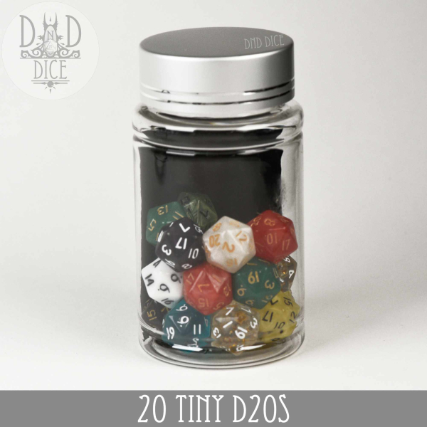 King of Crits Dice: 20 Tiny D20's
