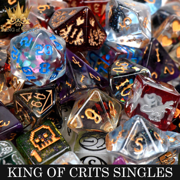 King of Crits Dice: 50 King of Crits Singles