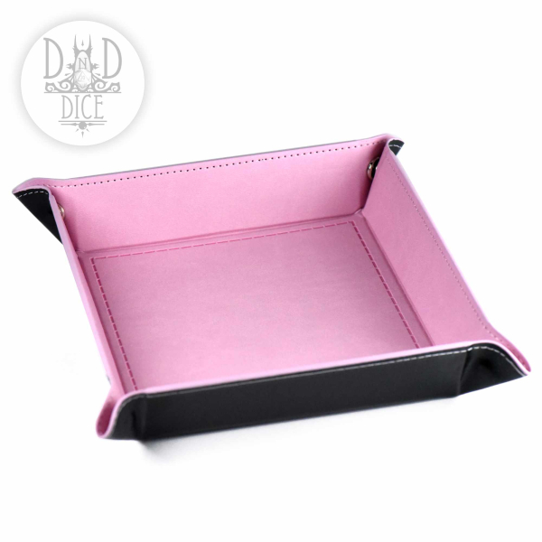 King of Crits Dice: Square Dice Tray - Pink