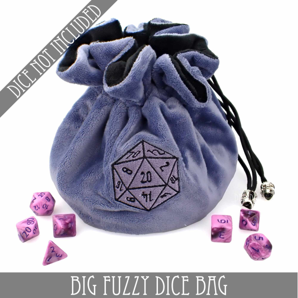 King of Crits Dice: Big Fuzzy Dice Bag - #2