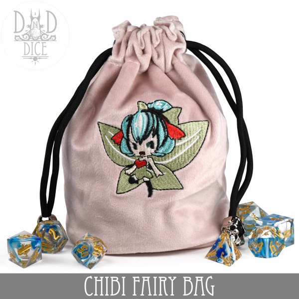 King of Crits Dice: Chibi Fairy Bag