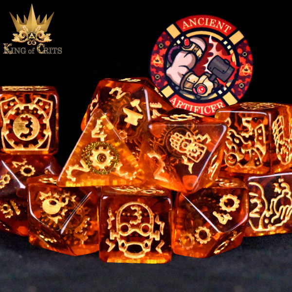 King of Crits Dice: Ancient Artificer - 11 Dice Set