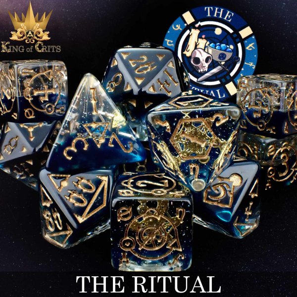 King of Crits Dice: The Ritual - 11 Dice Set