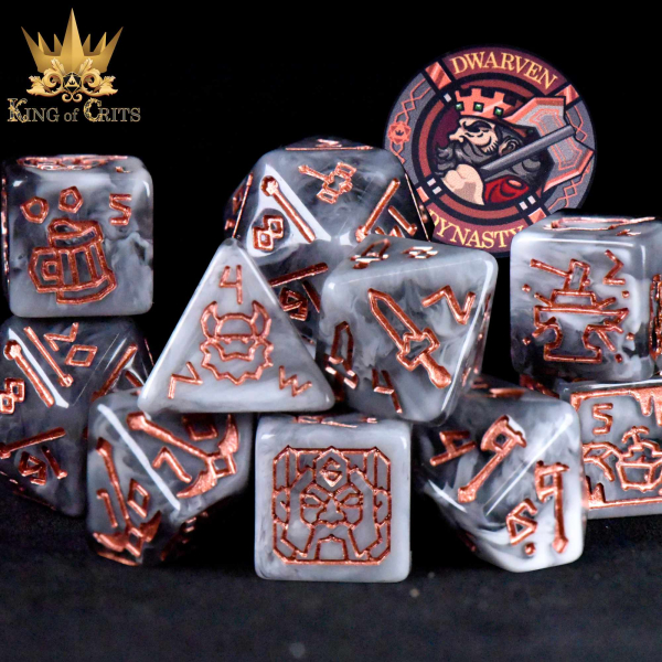 King of Crits Dice: Dwarven Dynasty - 11 Dice Set