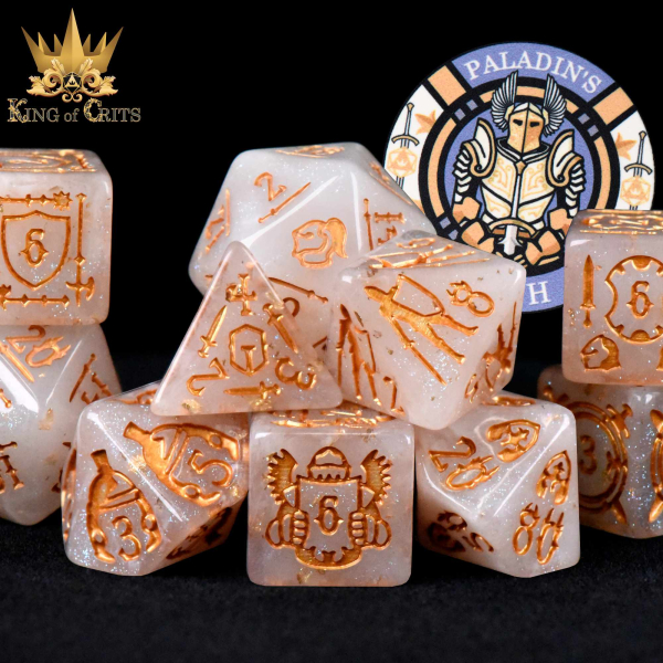King of Crits Dice: Paladin's Oath - 11 Dice Set
