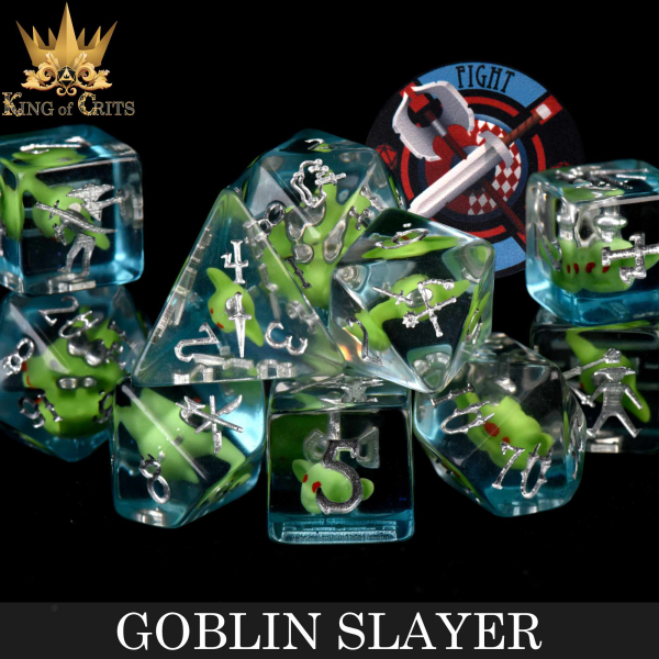 King of Crits Dice: Goblin Slayer - 11 Dice Set