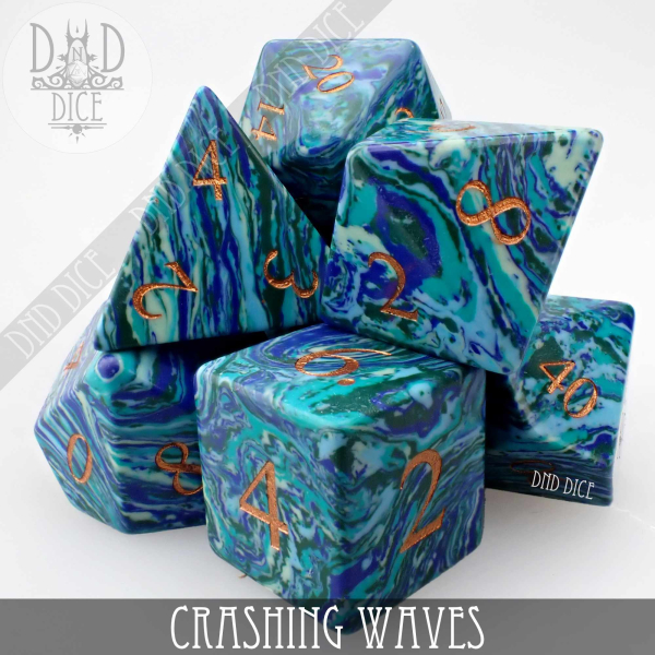 King of Crits Dice: Crashing Waves (Gift Box)