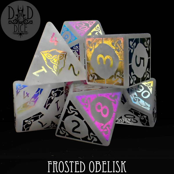 King of Crits Dice: Frosted Obelisk (Gift Box)