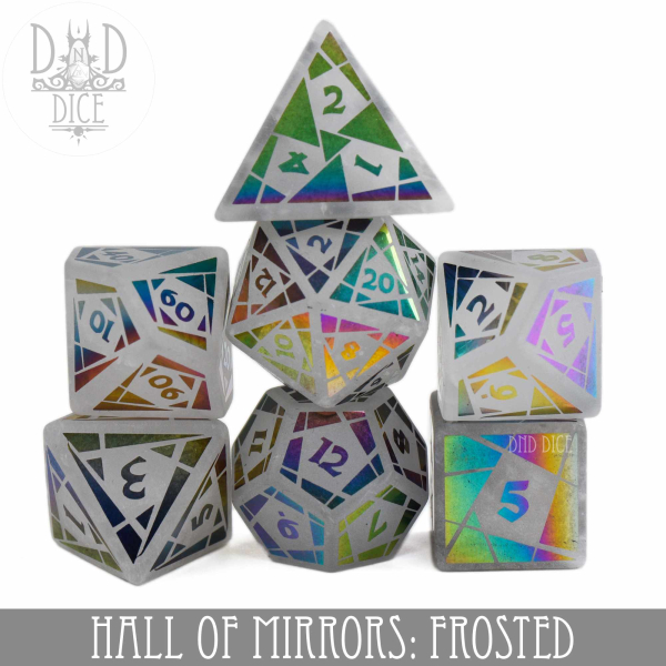 King of Crits Dice: Hall of Mirrors: Frosted Quartz (Gift Box)