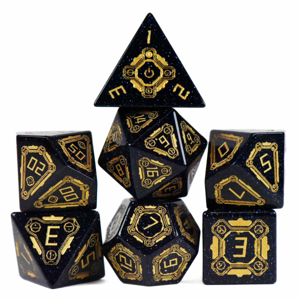 King of Crits Dice: Mainframe Goldstone (Gift Box)