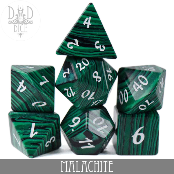 King of Crits Dice: Malachite (Gift Box)