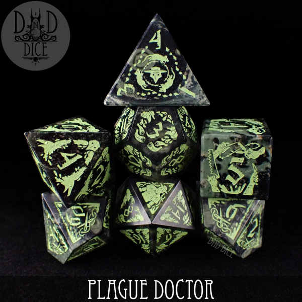 King of Crits Dice: Plague Doctor Gemstone (Gift Box)