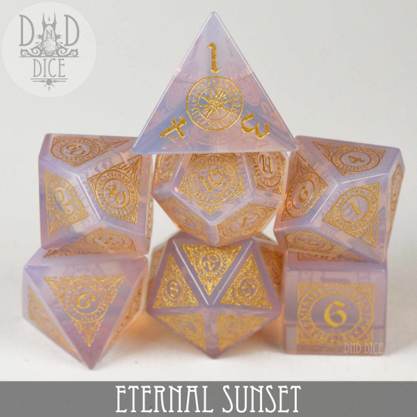 King of Crits Dice: Eternal Sunset Opalite (Gift Box)