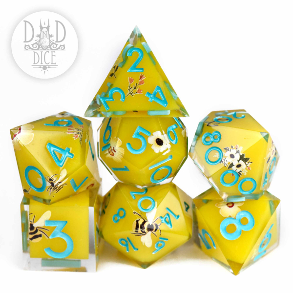 King of Crits Dice: Beekeeper (Handmade)