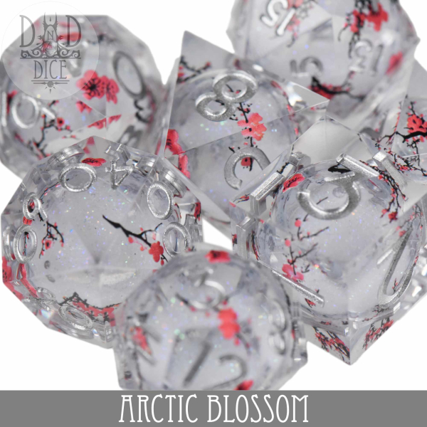 King of Crits Dice: Arctic Blossom (Liquid Core)