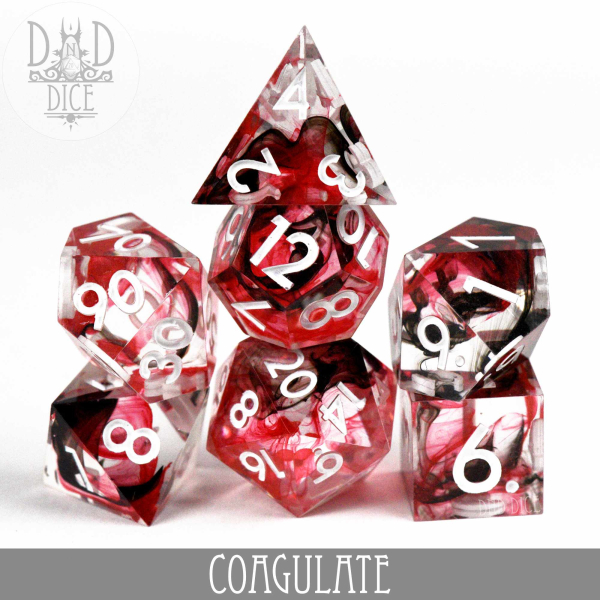 King of Crits Dice: Coagulate (Handmade)