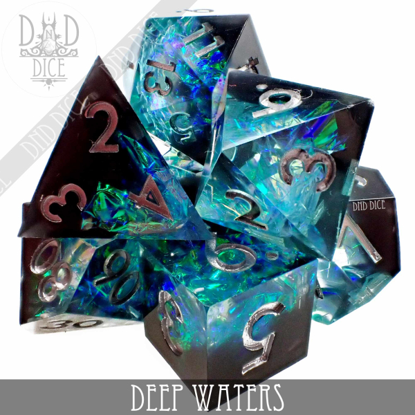 King of Crits Dice: Deep Waters (Handmade)