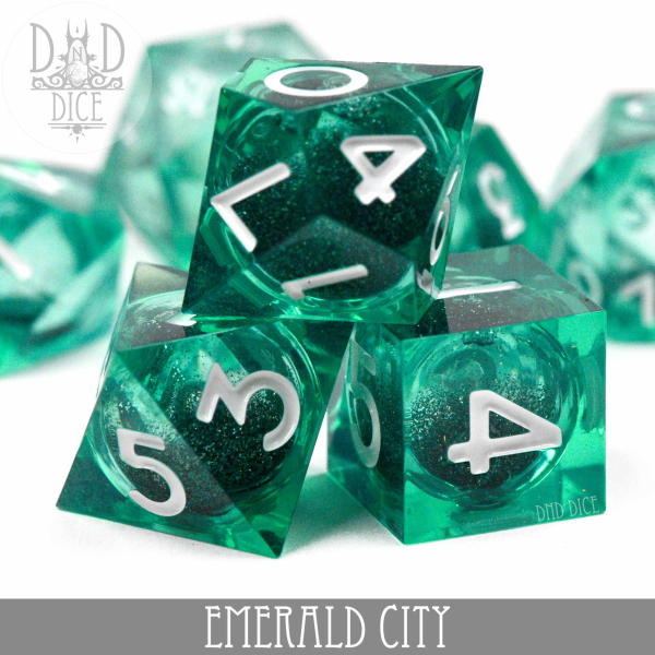 King of Crits Dice: Emerald City (Liquid Core)