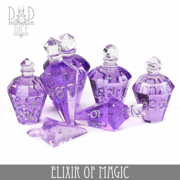 King of Crits Dice: Elixir of Magic (Handmade)