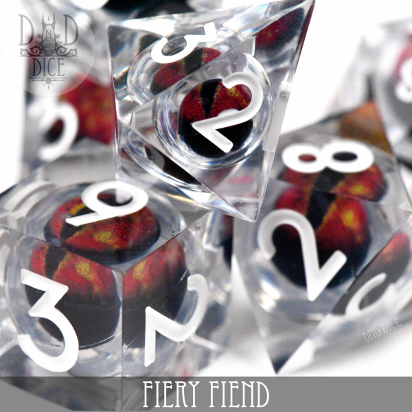 King of Crits Dice: Fiery Fiend (Liquid Core)