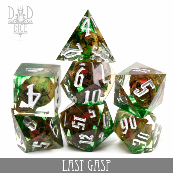 King of Crits Dice: Last Gasp (Handmade)