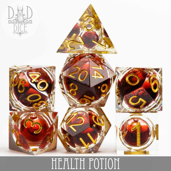 King of Crits Dice: Health Potion (Liquid Core)