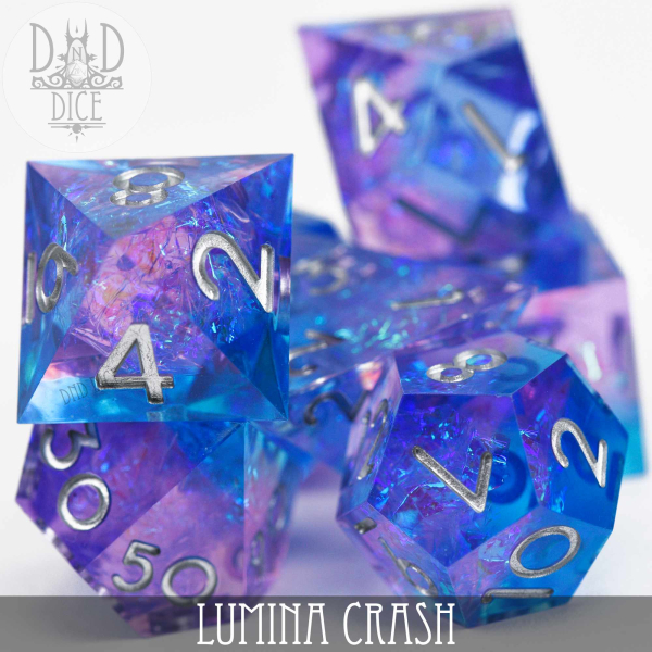King of Crits Dice: Lumina Crash (Handmade)