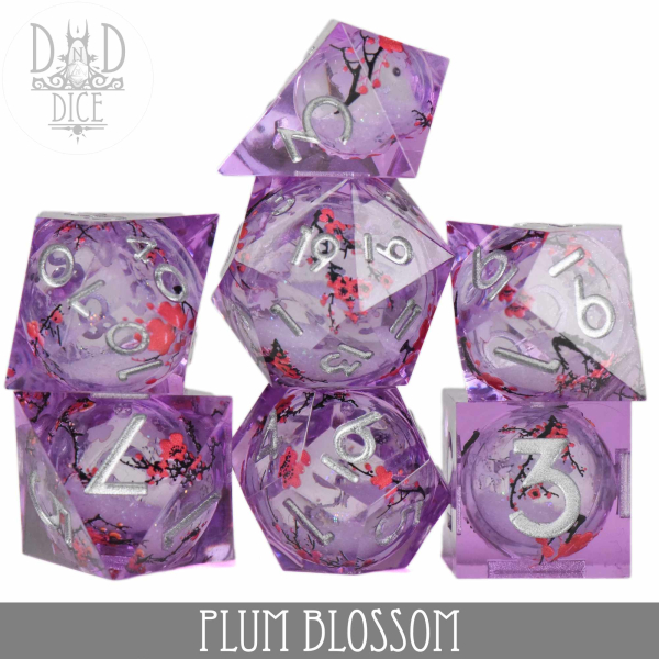 King of Crits Dice: Plum Blossom (Liquid Core)