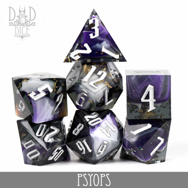 King of Crits Dice: Psyops (Handmade)