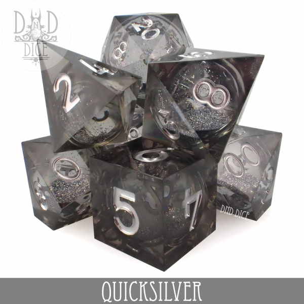 King of Crits Dice: Quicksilver (Liquid Core)