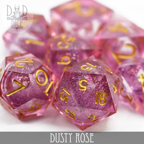 King of Crits Dice: Dusty Rose (Liquid Core)
