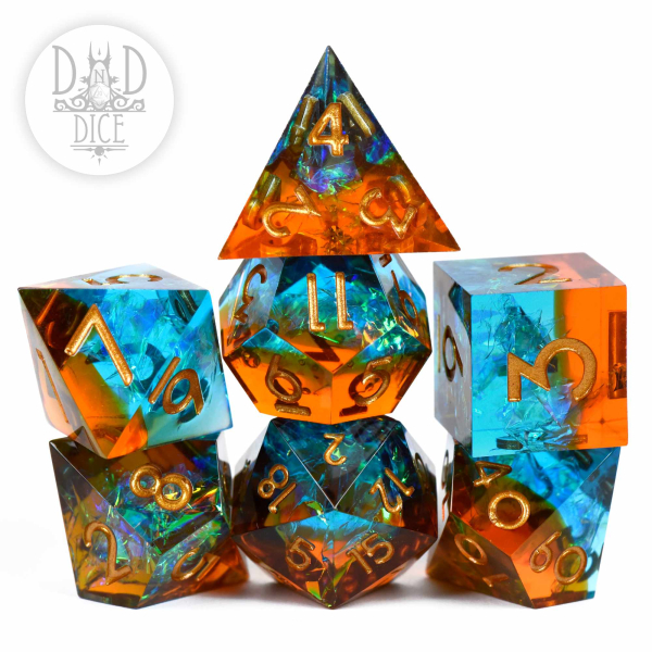 King of Crits Dice: Oxidize (Handmade)