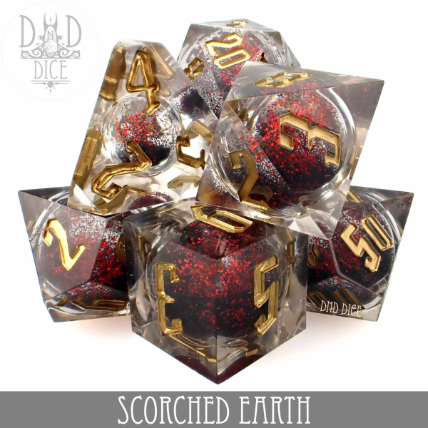 King of Crits Dice: Scorched Earth (Liquid Core)