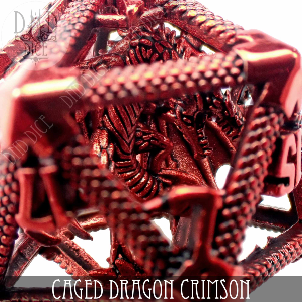 King of Crits Dice: Caged Dragon D20 #1