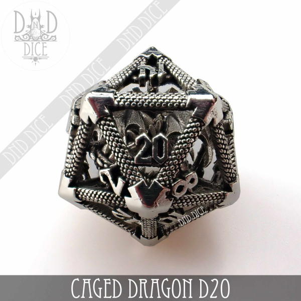 King of Crits Dice: Caged Dragon D20 #5