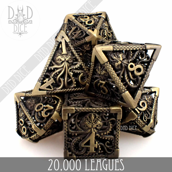 King of Crits Dice: 20,000 Leagues - Metal (Gift Box)