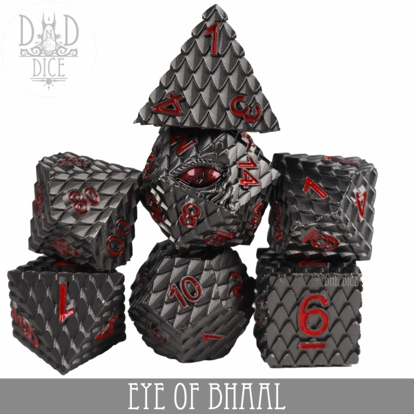 King of Crits Dice: Eye of Bhaal (Metal)
