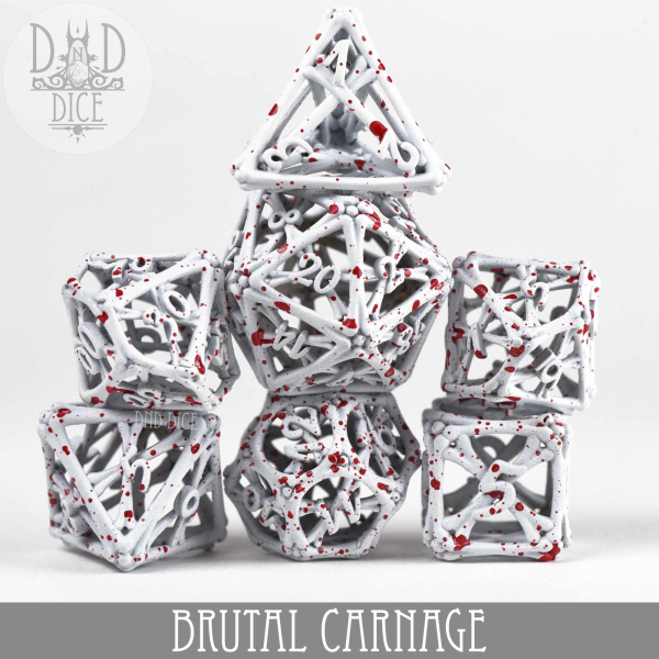 King of Crits Dice: Brutal Carnage - Metal (Gift Box)