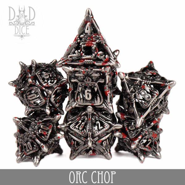 King of Crits Dice: Orc Chop - Metal (Gift Box)