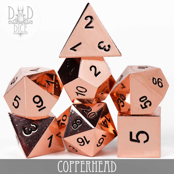 King of Crits Dice: Copperhead (Metal)