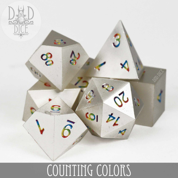 King of Crits Dice: Counting Colors (Metal)