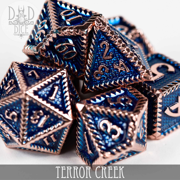 King of Crits Dice: Terror Creek (Metal)