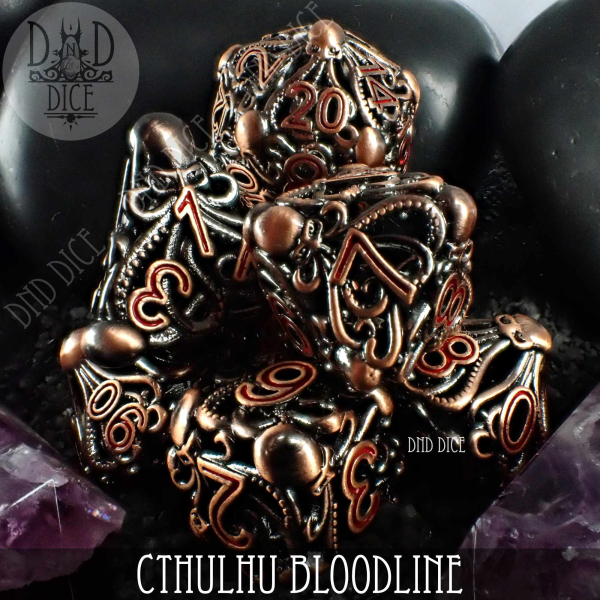 King of Crits Dice: Cthulhu Bloodline - Metal (Gift Box)