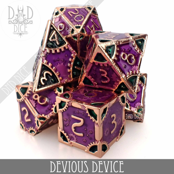 King of Crits Dice: Devious Device (Metal)